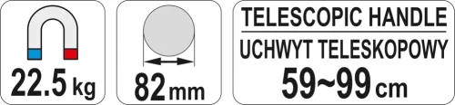 YATO Patka magnetická teleskopická (YT-0860)