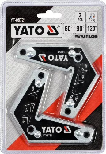 YATO Magnetické držiaky zváračské 2ks 10kg (YT-08721)