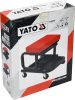 YATO DIELENSKÁ TABURETKA SO ZÁSUVKOU NA KOLIESKACH OBŠITÁ VINYLOM  (YT-08791)