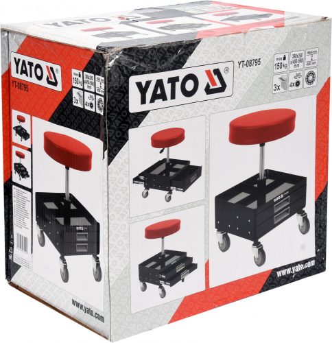 YATO DIELENSKÉ SEDADLO SO ZÁSUVKAMI(YT-08795)