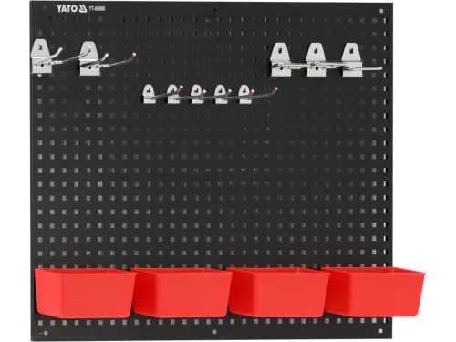 YATO Sada perforovaných dosiek na náradie so 32 doplnkami (YT-08980)