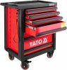 YATO Skrinka dielenská pojazdná 6 zásuviek červená (YT-0902)