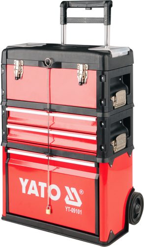 YATO Vozík na náradie 3 sekcie, 2 zásuvky (YT-09101)