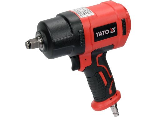YATO Pneumatický rázový uťahovák 1/2" 1560 Nm, kompaktná rukoväť, Twin Hammer rázový mechanizmus (YT-09545)