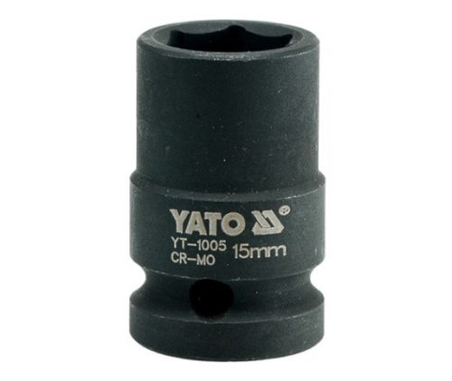YATO Nadstavec 1/2" rázový šesťhranný 15 mm CrMo (YT-1005)