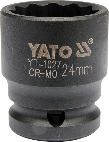 YATO Nadstavec 1/2" rázový dvanásťhranné 24 mm CrMo (YT-1027)
