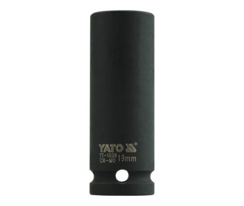 YATO Nadstavec 1/2" rázový šesťhranný hlboký 19 mm CrMo (YT-1039)