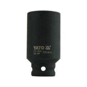   YATO Nadstavec 1/2" rázový šesťhranný hlboký 30 mm CrMo (YT-1050)