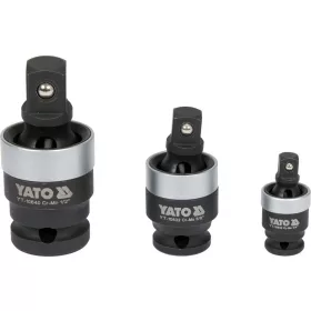   YATO SADA NÁRAZOVÝCH KĹB 1/4''; 3/8''; 1/2'' (YT-10642)