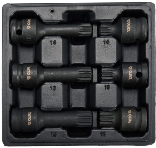 YATO Sada nástrčných kľúčov na bity 1/2" (YT-10652)