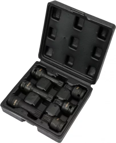 YATO Sada rázových nástrčných kľúčov Spline M14, M16, M18, 1/2" uchytenie (YT-10652)