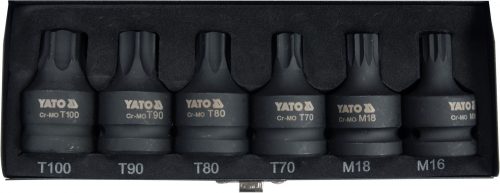 YATO SADA PRÍKLEPOVÝCH KĽÚČOV 6 KS 3/4" (YT-10653)