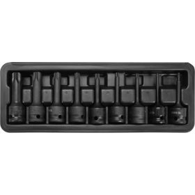   YATO sada rázových bitových hlavíc torx t20-t70 1/2", 9-dielna (YT-10654)