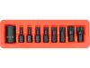 YATO Sada rázových skrutkovacích bitov YATO SPLINE M6-M18 + 1/2" 6-bodový adaptér 9 ks (YT-10663)