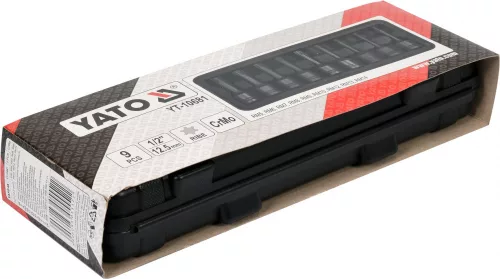 YATO SADA ZÁSUVKOV NÁRAZOVÝCH BITOV RIBE 1/2" 9KS (YT-10681)