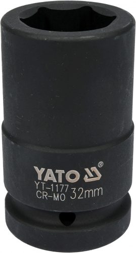 YATO Nástavec 1" rázový šesťhranný hlboký 32 mm CrMo (YT-1177)