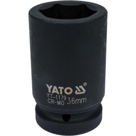   YATO Nástavec 1" rázový šesťhranný hlboký 36 mm CrMo (YT-1179)