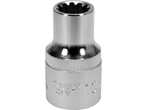 YATO Drážkovaná hlava YATO 1/2" M10 x 38 mm CrV (YT-14822)
