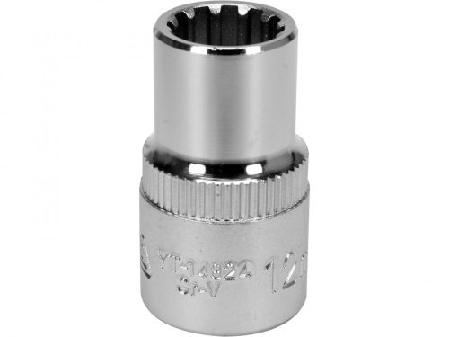 YATO Hlavica nástrčná YATO SPLINE 1/2" 12x38mm (YT-14824)