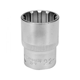   YATO Drážkovaná hlava YATO 1/2" M22 x 38 mm CrV (YT-14834)