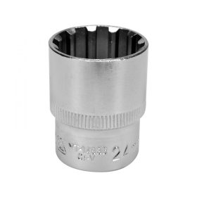   YATO Drážkovaná hlava YATO 1/2" M24 ​​​​x 38 mm CrV (YT-14836)