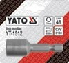 YATO Nástavec magnetický 1/4" 6 x 48 mm CrV blister (YT-1511)