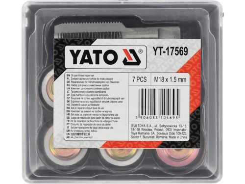 YATO SADA NA OPRAVU ZÁVITOV OLEJOVEJ VANE (YT-17569)