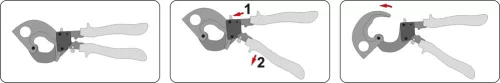 YATO Kliešte štípacie račňové, priemer. 380mm2, 380mm (YT-18602)