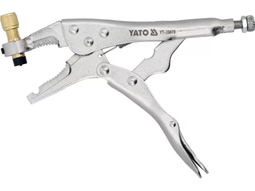 YATO Kliešte na vypúšťanie chladiaceho média z medených rúrok, ventil 1/4" SAE, Ø8 mm (YT-20870)