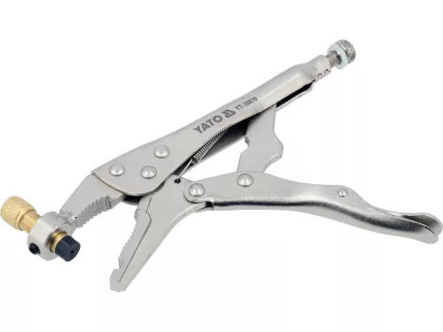 YATO Kliešte na vypúšťanie chladiaceho média z medených rúrok, ventil 1/4" SAE, Ø8 mm (YT-20870)