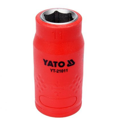 YATO IZOLOVANÁ ŠESTIHRANNÁ ZÁSUVKA 11MM 3/8" VDE (YT-21011)