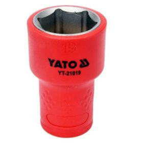   YATO IZOLOVANÁ ŠESTIHRANNÁ ZÁSUVKA 19MM 3/8" VDE (YT-21019)