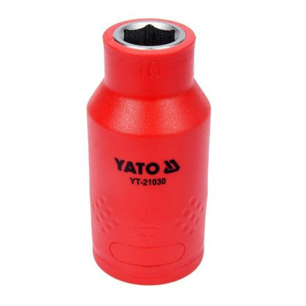 YATO IZOLOVANÁ ŠESTIHRANNÁ ZÁSUVKA 10MM 1/2" VDE (YT-21030)