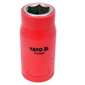   YATO IZOLOVANÁ ŠESTIHRANNÁ ZÁSUVKA 14MM 1/2" VDE (YT-21034)
