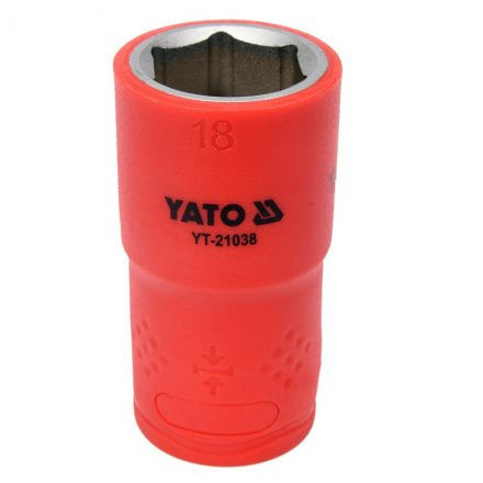 YATO IZOLOVANÁ ŠESTIHRANNÁ ZÁSUVKA 18MM 1/2" VDE (YT-21038)