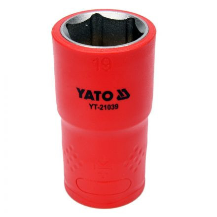 YATO IZOLOVANÁ ŠESTIHRANNÁ ZÁSUVKA 19MM 1/2" VDE (YT-21039)