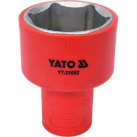   YATO IZOLOVANÁ ŠESTIHRANNÁ ZÁSUVKA 32MM 1/2" VDE (YT-21052)