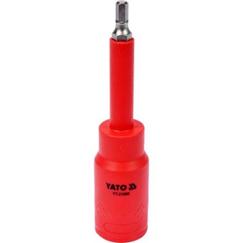 YATO I Dielektrická hlavica so skrutkovacím nadstavcom HEX 1/2" H5 x 120 mm VDE do 1000 V (YT-21086)