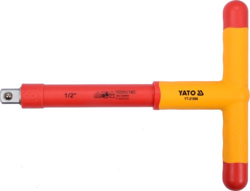 YATO IZOLOVANÝ KĽÚČ S T-RUKOVOU 1/2" 200MM VDE (YT-21096)