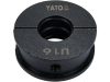 YATO Lisovacia vložka pre YT-21750 Lisovací stroj typu U 16 mm 1 (YT-21755)