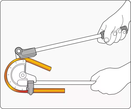 YATO Ohýbačky na trubky Al, Cu, 180°, priemer. 23/32" - 18mm (YT-21846)