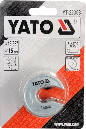 YATO Rezač trubiek 15 mm PVC, Al, Cu (YT-22353)