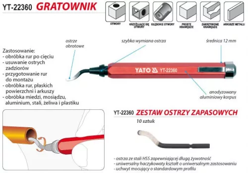 YATO Odhrotovač univerzálny (YT-22360)