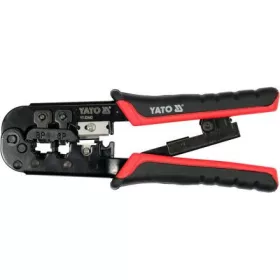   YATO RJ45, RJ11 kliešte na krimpovanie a odizolovanie káblov, L=190 mm (YT-22442)