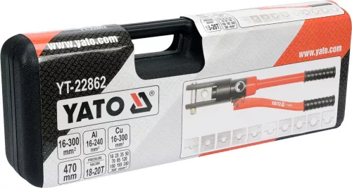 YATO Kliešte lisovacie na koncovky káblov Al 16-240mm2, Cu 16-300mm2, 470mm (YT-22862)