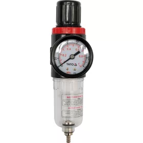   YATO Regulátor tlaku vzduchu 1/4", max. 0,93MPa, s filtrom (15ccm) (YT-2382)