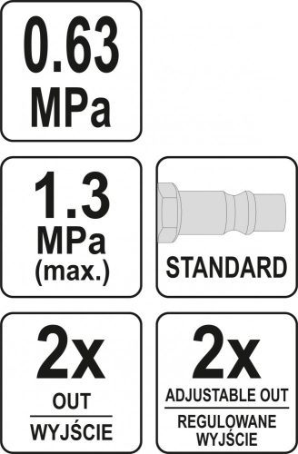 YATO regulátor tlaku (YT-23860)