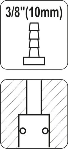 YATO Rýchlospojka 3/8" 8mm (YT-2397)