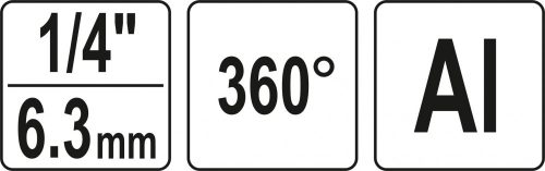 YATO Otočný kĺb pre pneumatické náradie 1/4"(YT-24130)