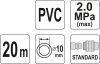 YATO Hadica vzduchová PVC 10mm, 20m (YT-24225)